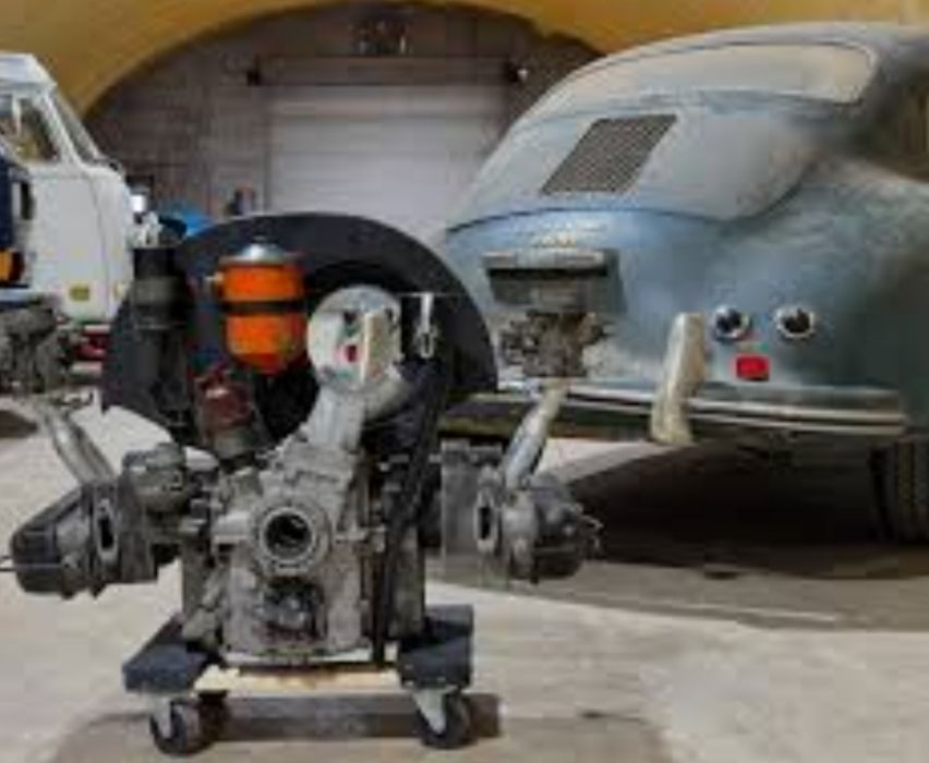 Мотор Порше 356 Porsche 356 type 1  1600cc Двигатель