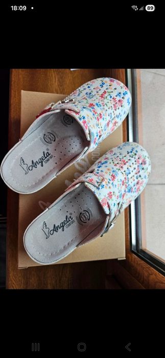 Papuci ortopedici piele