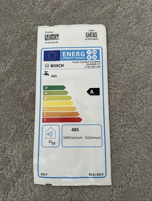 Incalzitor instant apa calda nou Bosch