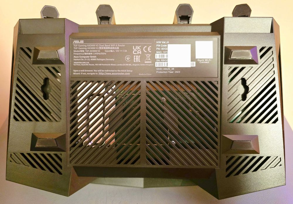 Рутер ASUS TUF Gaming AX3000 V2, WiFi 6