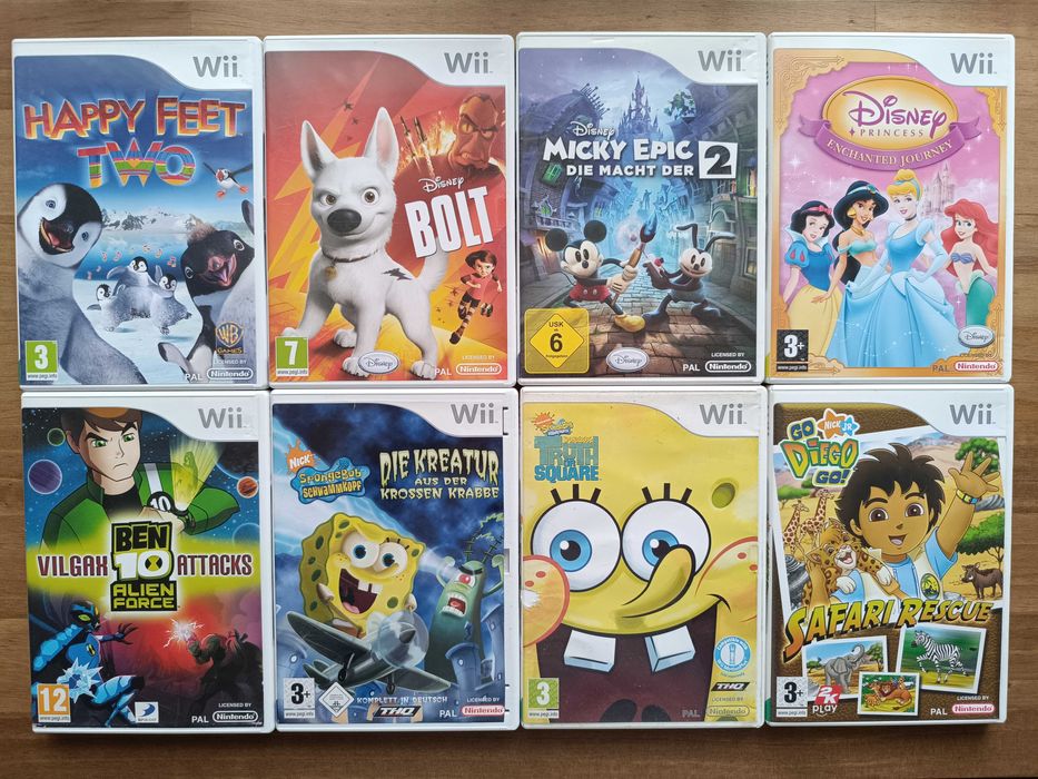 Jocuri Nintendo Wii din colectie personala