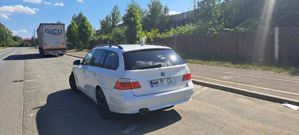 BMW E61 520d LCI 2009 | Piele Coniac Seria 7 | Navi Mare | Fără Investiții Mecanice