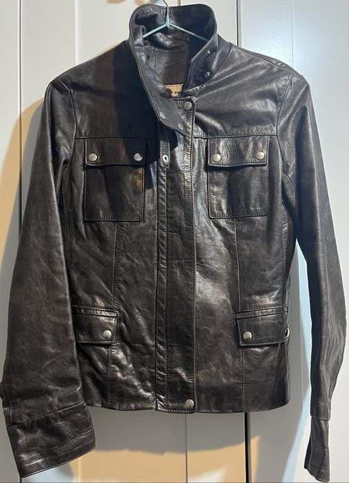 Куртки кожаные женские