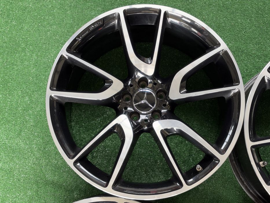 4бр. ОТЛИЧНИ 21” ОРИГИНАЛНИ *AMG* Спорт-Пакет Джанти 5х112 за -MERCEDES-BENZ GLC 43 AMG W253/C253/X253- *8.5J+9.5J, ET40+ET22*