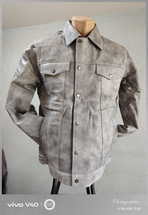 Мужская кожаная куртка