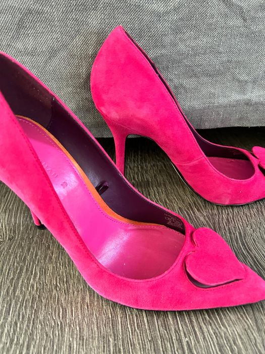 Pantofi din piele intoarsa Zara