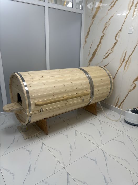 Продам кедровую фитобочку с парогенератором