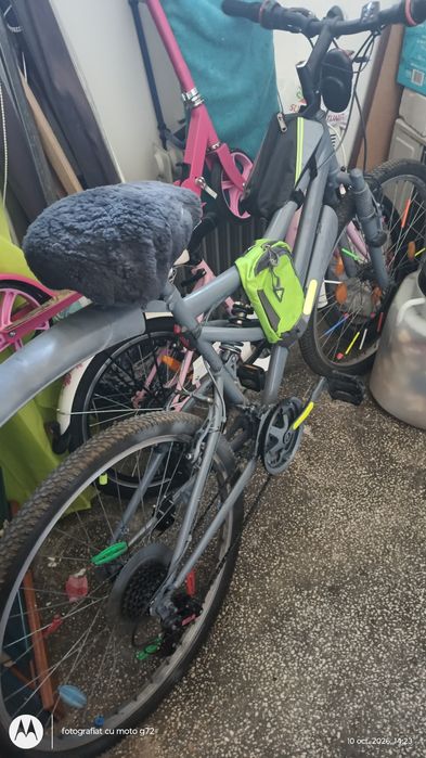 Vând bicicleta cu suspensii la 350 de lei
