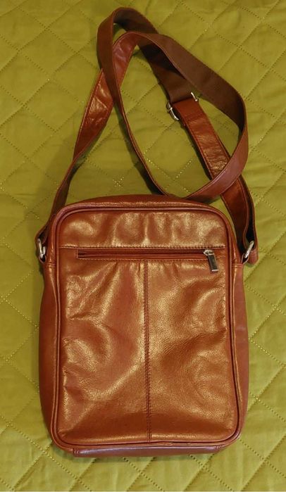Geantă crossbody bărbați Benvenuti maro