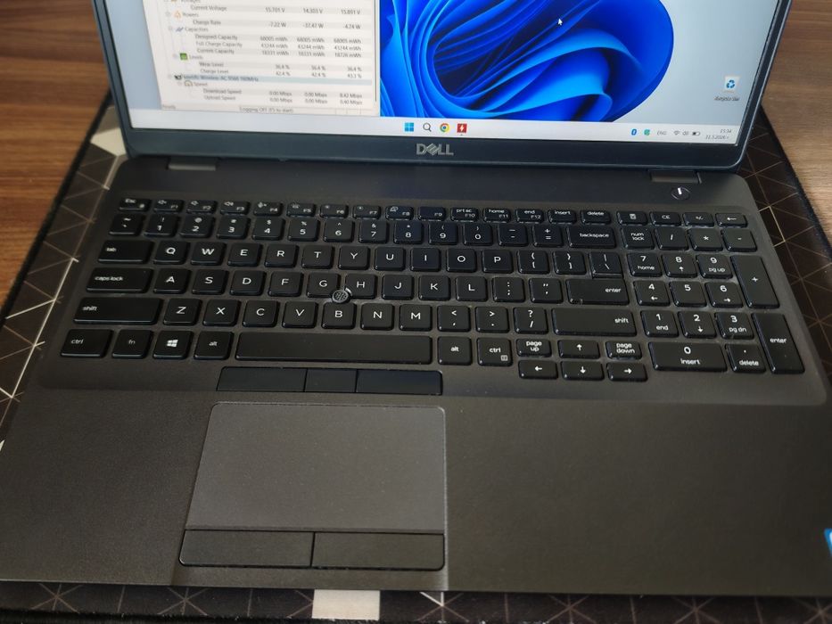 Лаптоп DELL Latitude 5501, Core i7, 32GB DDR4, 500GB NVMe, 4ч.