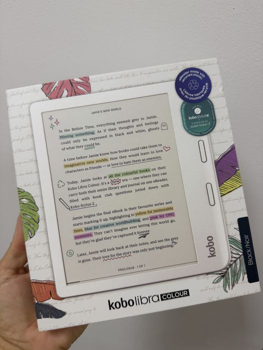 Kobo Libra Colour 32GB Black NOU – eBook Reader / eReader cu garanție