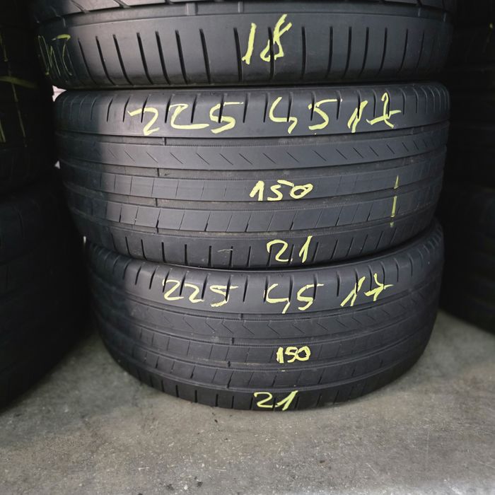 2x 225/45/17 VARA HANKOOK 2021 Stare excelenta