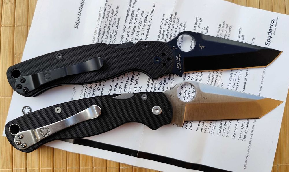Spyderco Paramilitary 2 Exclusive Tanto