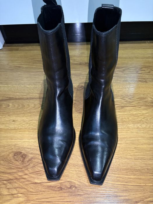 Дамски/Боти/ботуши/Massimo dutti/естествена кожа