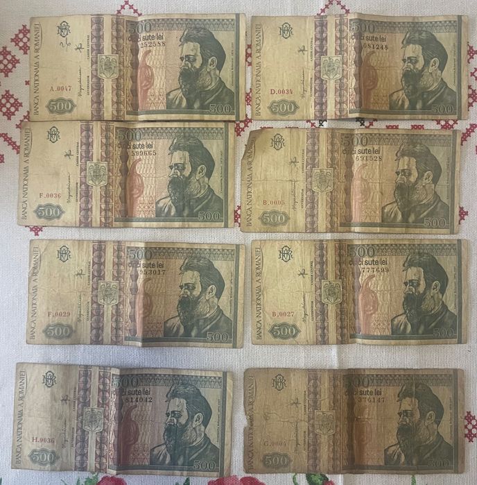 Vânzare bacnote vechi