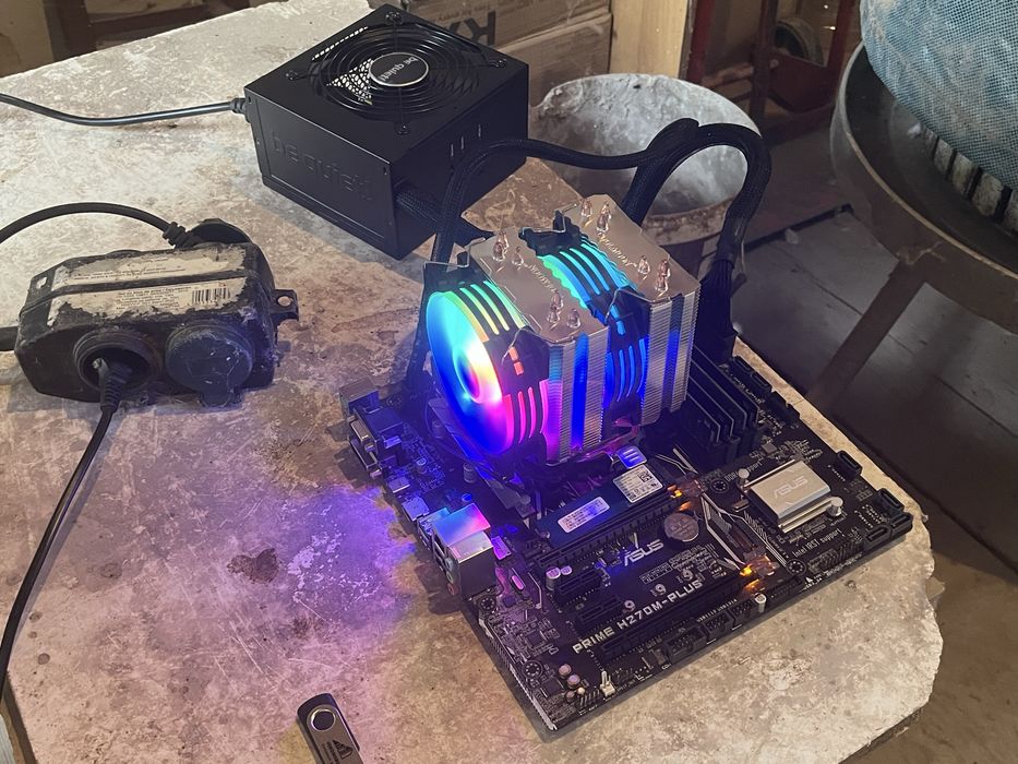 Kit I7 7700, 16gb ddr4 ram, 128gb ssd nvme, cooler