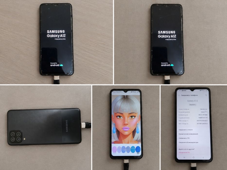 Samsung Galaxy A12 — полностью рабочий