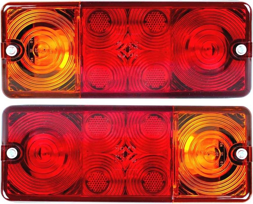 Правоъгълни стопове за ремаркета и камиони - 2 броя.