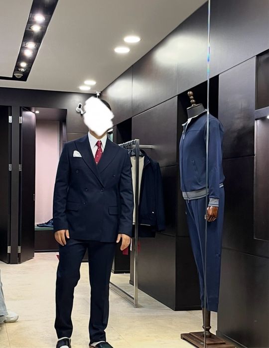 Костюм мужской темно синий