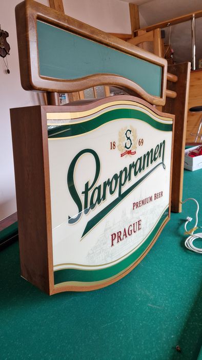 Panou luminos reclama Staropramen