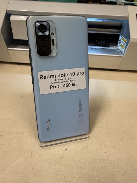 Redmi note 10 pro / 64 gb / Impecabil ca Nou / Garantie