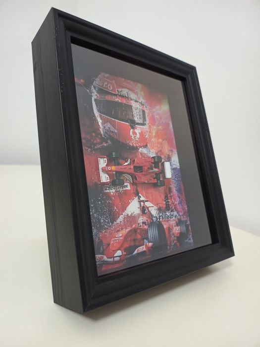 Tablou Schumacher + Leclerc