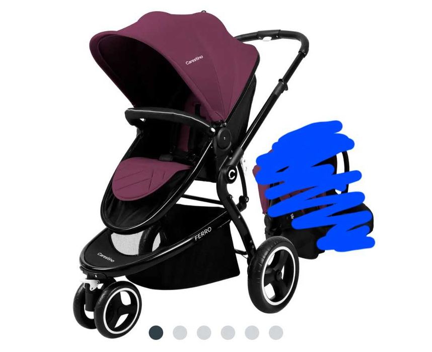 Коляска детская Carestino 2 в 1
