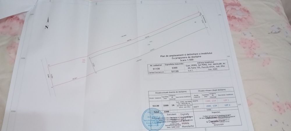 Vind teren intravilan 1300mp totul la 30.000