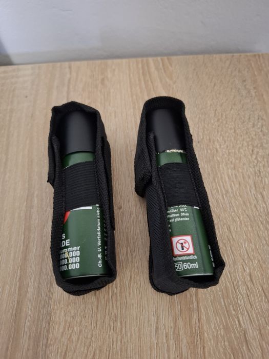 Set 2 x Spray NATO Paralizant cu Piper,60 ml +Husa Cadou