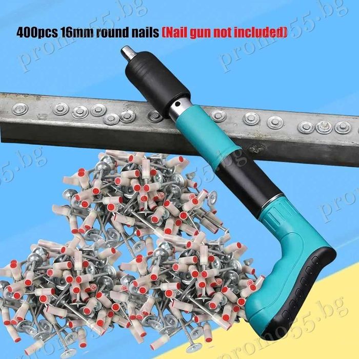 Професионални Дълги Стоманени Пирони за Пистолет за Нитове 100бр.