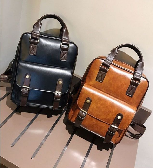 женский классический рюкзак сумка удобная кажанная, размер 26-33 см
ор