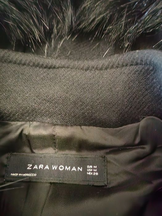 Дамско палто-ZARA-M-размер. 75%вълна