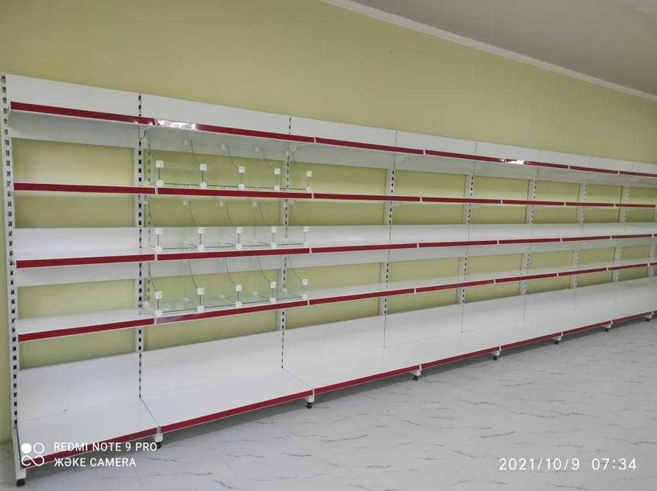 прилавки витрины металлические полки