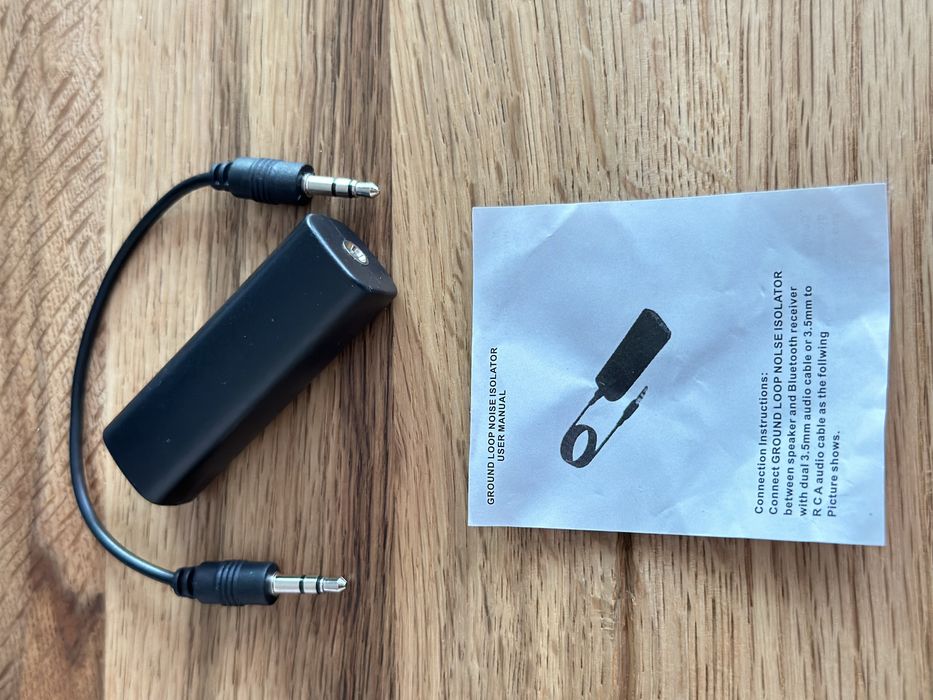 Modul izolare sunet de fond, jack 3.5mm, nou