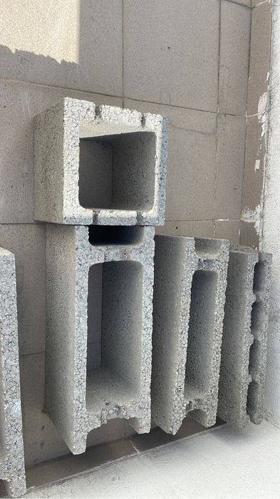 Boltari din beton, 15 l x22h x50 L cm,