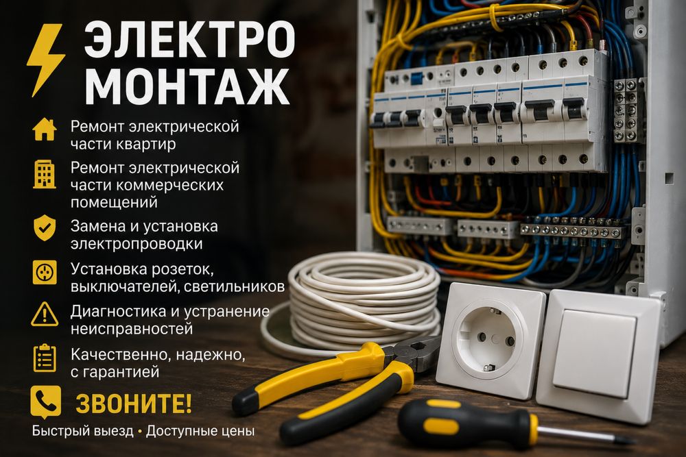 Электромонтаж - Электрик