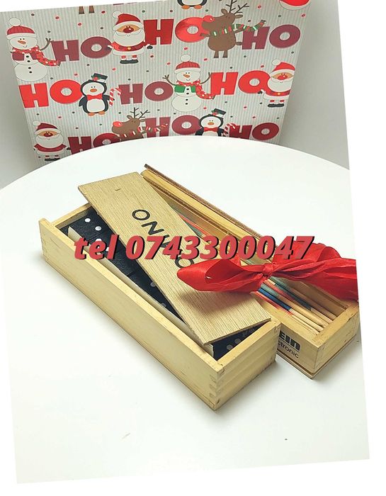 Pachet Cadou  Joc Marocoo mikadoSi Domino  Transport Gratuit