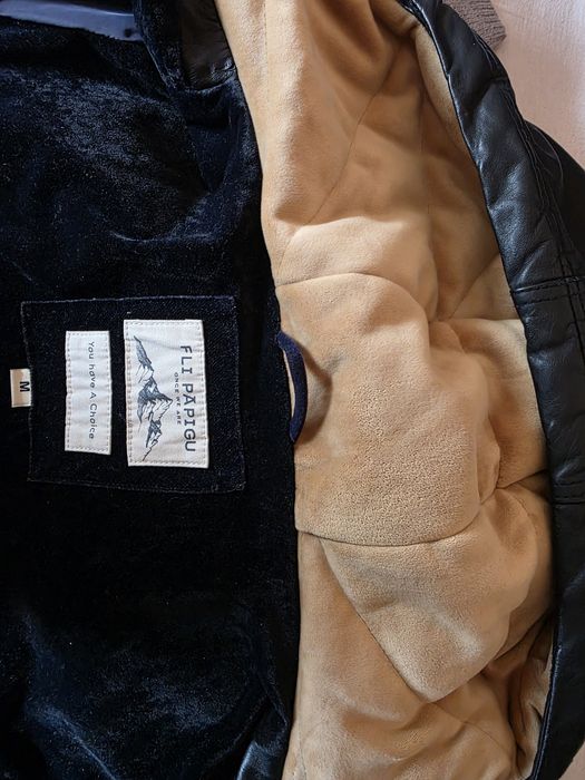 Кожено Яке с качулка FLI PAPIGU