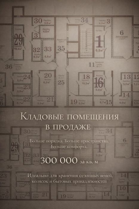 Кладовые помещения