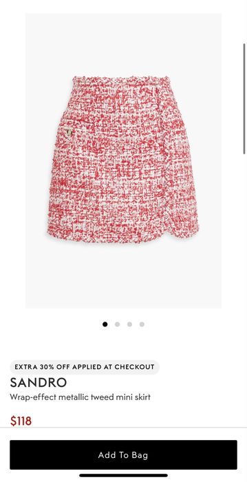 Къса пола  Sandro