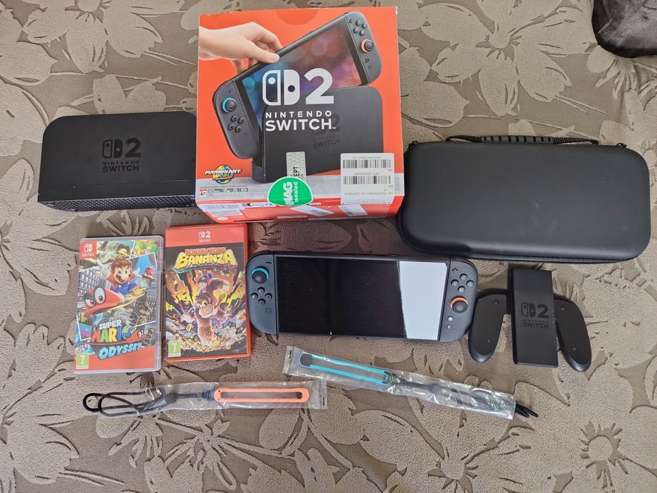 Конзола Nintendo Switch 2 + 2 игри