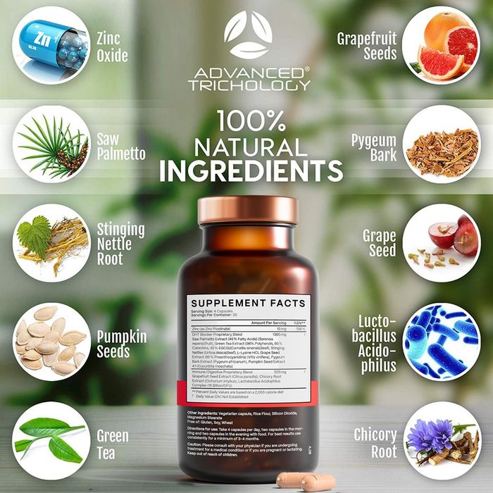 Американские Витамины для роста волос фирмы Advanced Tric