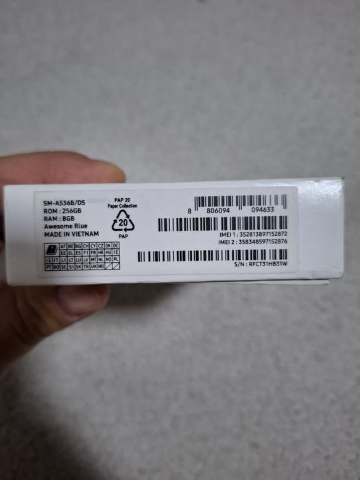 Samsung A53 256 GB dual sim