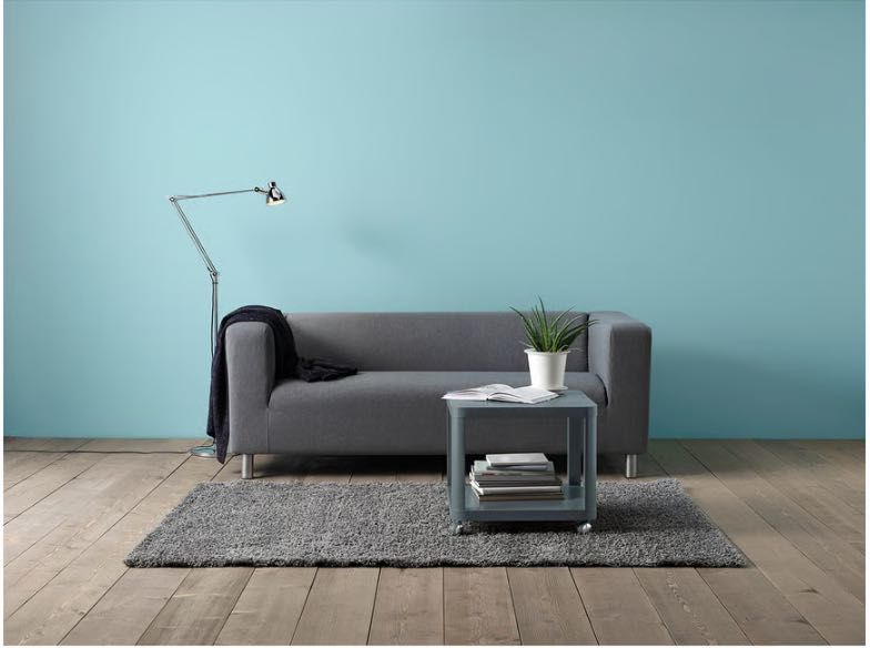 KLIPPAN Canapea 2 locuri, Vissle gri IKEA / stare excelentă / 800 lei