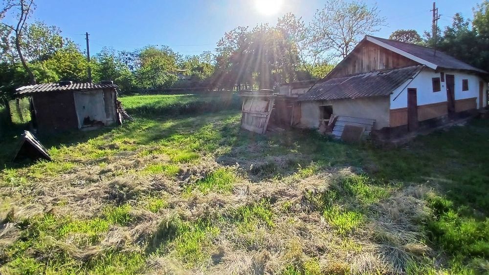 Vând casă+teren 1500mp Vlădeni, Botoșani–curent,livadă,grădină,fântână