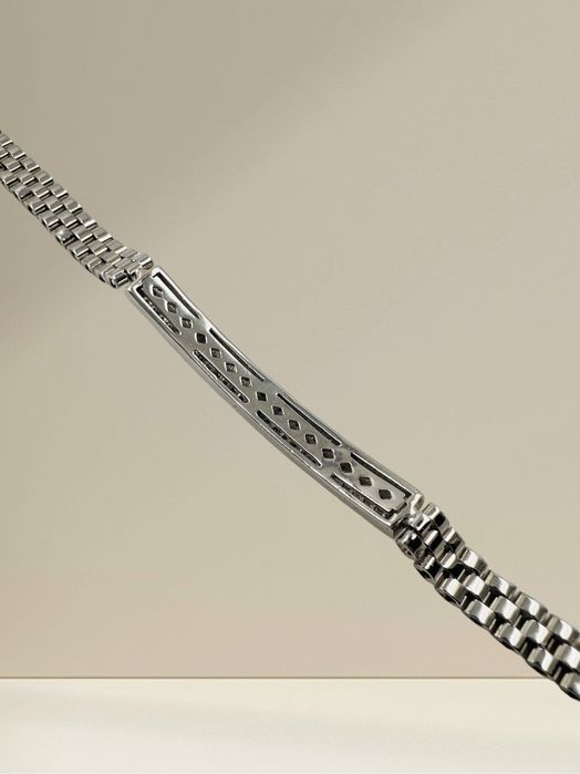 Италианска сребърна гривна