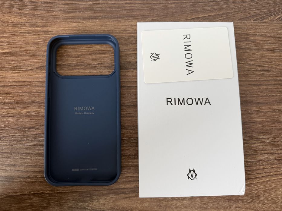 Rimowa iPhone 17 Pro Max Case Husa Deep Blue Albastru