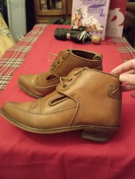 Ghete de iarnă, primăvară din piele naturala