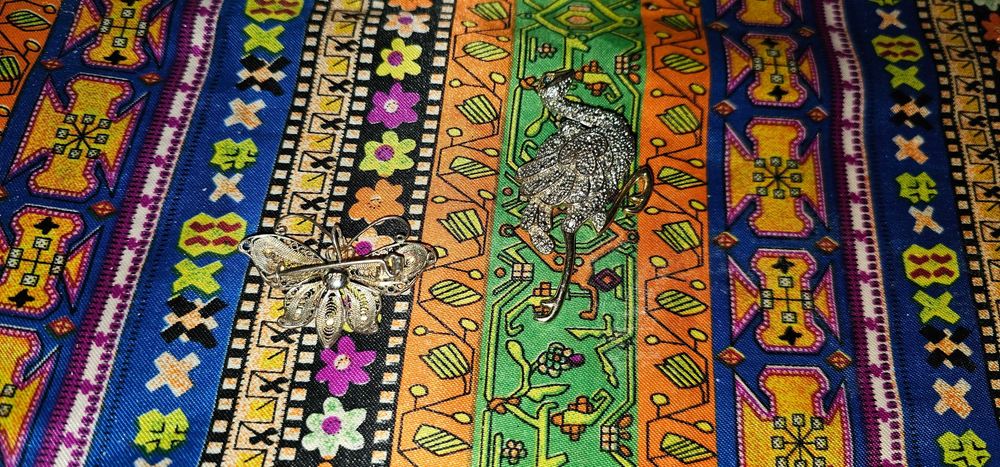 bijuterie fluturas filigran brosa + cadou bonus