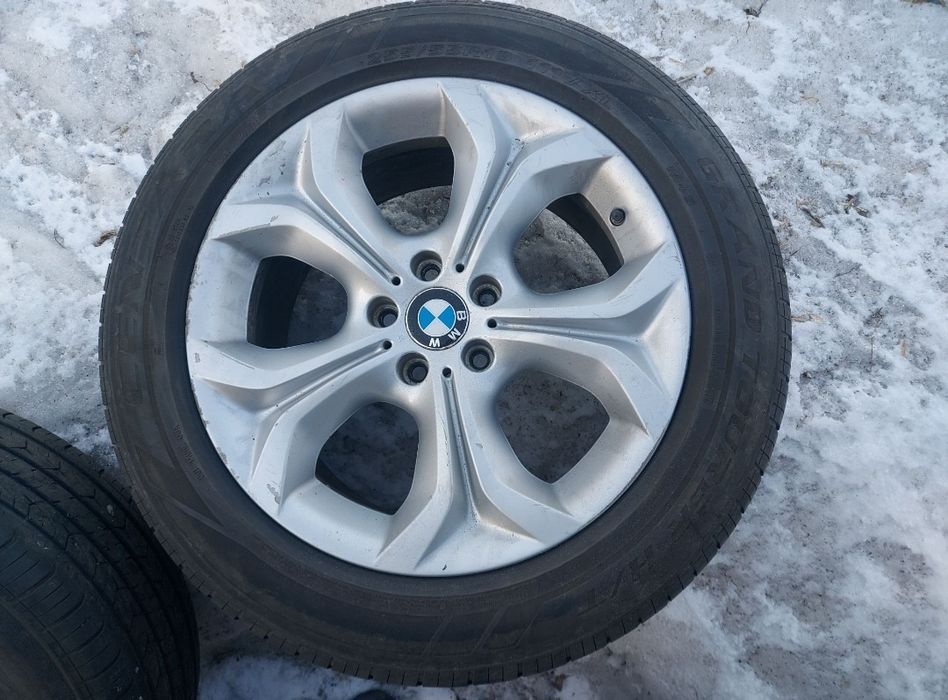 диски с резиной на BMW r19 255 на 55, стояли на х5